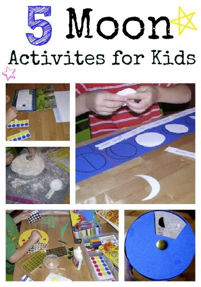 Five Moon Activities For Kids
