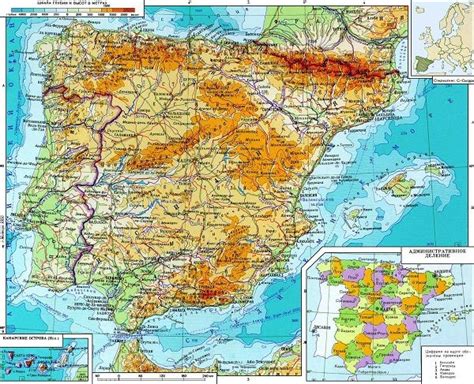 esˈpaɲa), официально короле́вство испа́ния (исп. Испания на карте мира: где находится, подробная ...