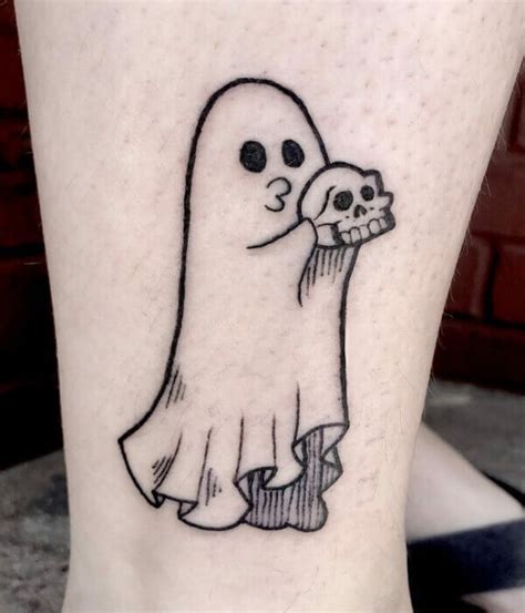 30 Best Ghost Tattoo Design Ideas With Meaning 2024