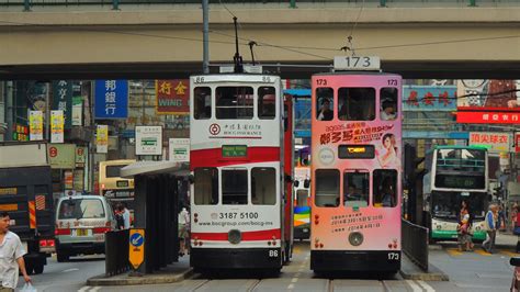 Incidental People Tram Hong Urban District Transportation Mode Of