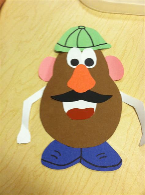 Mr Potato Head Craft It Takes A Lot Of Cutting And Different Colors