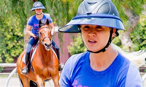 Kaley Cuoco Hops Back On The Saddle For Horseback Riding Session In Los