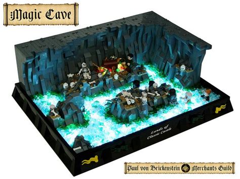 Magic Cave By Disco86 Via Flickr Lego Projects Lego Worlds Cool Lego