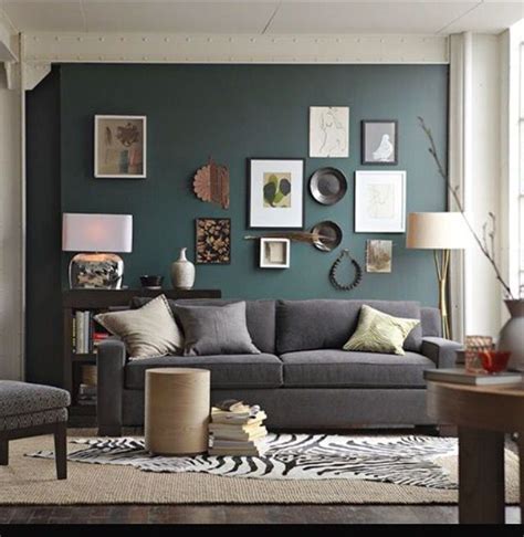 Real Feature Wall Accent Walls In Living Room Teal Living Rooms