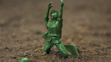little plastic green army men invade a garden chaos ensues the atlantic