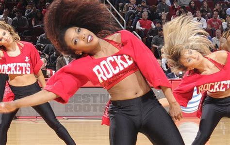 Detalle De Las Cheerleaders De Los Houston Rockets