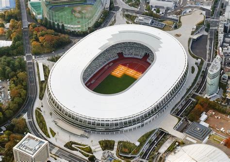 Tokyo 2020 Stadium Tokyo 2020 New Design Olympic Stadium Unveiled