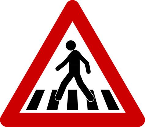Pedestrian Crossing Sign Stock Photos Pictures And Royalty Free Images