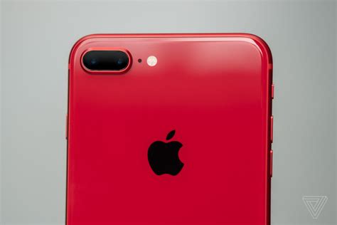 A Close Look At Apple’s Red Iphone 8 The Verge