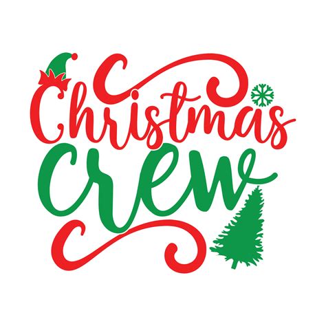 Christmas Crew Holidays Event Christmas Day Design, New Year Christmas