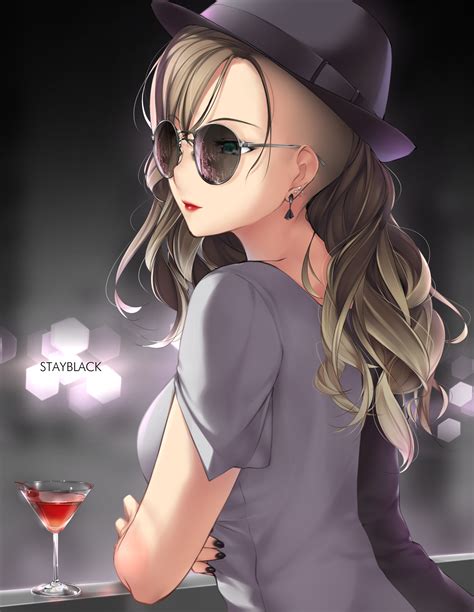 It has, cool anime characters have been around. Wallpaper : illustration, long hair, anime girls, glasses ...