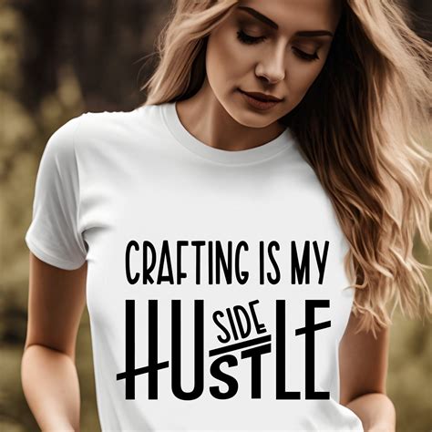 Side Hustle Svg, Crafting is My Side Hustle Svg Png, Love to Craft