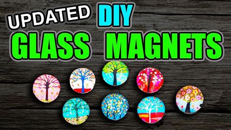 Updated How To Make Easy Diy Glass Magnets Youtube
