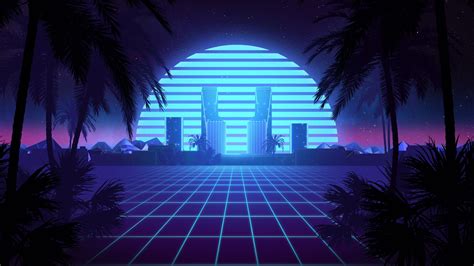 Retro Synthwave Theme Ps4 Wallpapers Wallpaper Cave