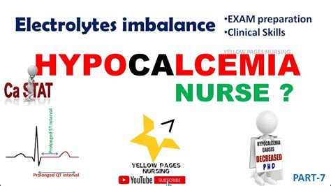 Hypocalcemia Medical Surgical Nursing Youtube
