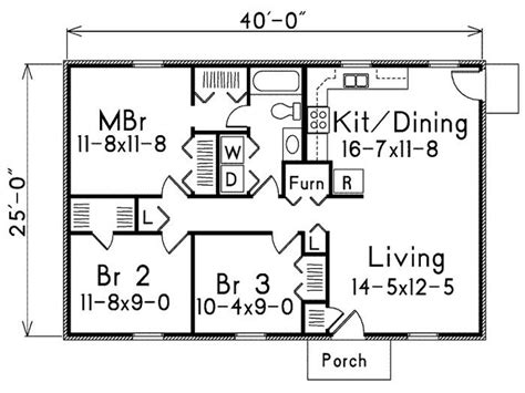 Floor Plan For 900 Sq Ft House