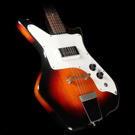 Used 1960s Airline 59 Single Pickup Electric Guitar Sunburst The