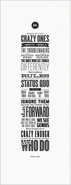 Heres To The Crazy Ones Steve Jobs Quotes Quote Posters Design Quotes