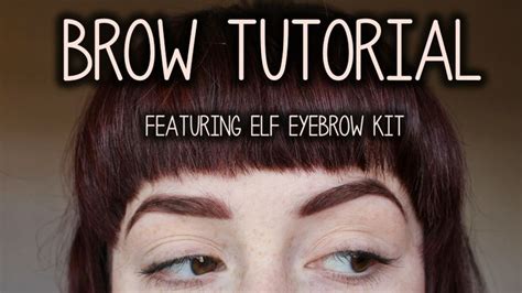 Coffeepls Its All About Brows Tutorial Using Elf Eyebrow Kit