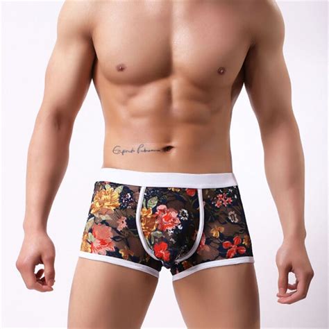 2018 New Lace Men Underwear Men Shorts Underwear Male Fashion