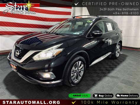 Pre Owned 2015 Nissan Murano Sv 4d Sport Utility In U7849 Star Auto Mall