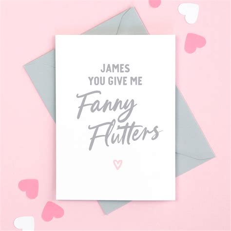 Personalised Rude Valentines Day Card By Project Pretty