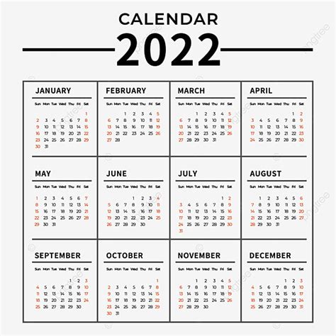 2022 Calendario 2022 Fecha Mensual Png 2022 Calendario Mes Png Y