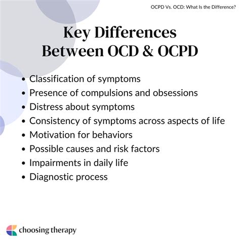 Ocpd Vs Ocd What Is The Difference