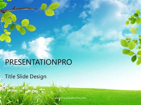 Nature Landscape Powerpoint Template Background In Nature