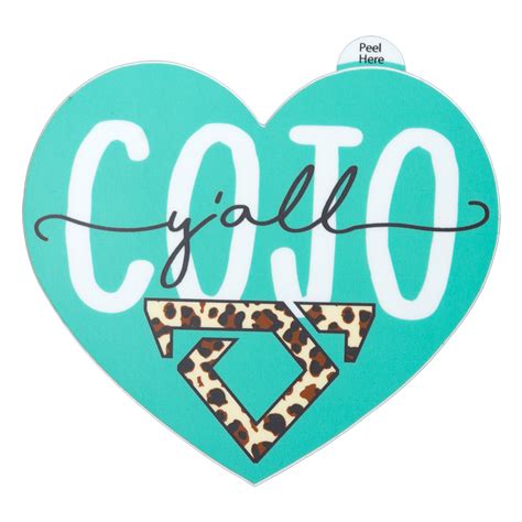 Cojo Heart Sticker Cody Johnson Music