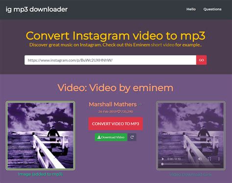 ig video to mp3