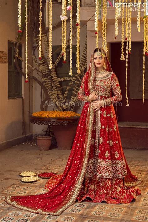 Pakistani Red Bridal Lehenga Designer Dress Bn790 Bridal Lehenga Red