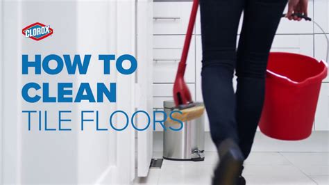 Floor Cleaner How To Clean Tile Floors Clorox Arabia Youtube