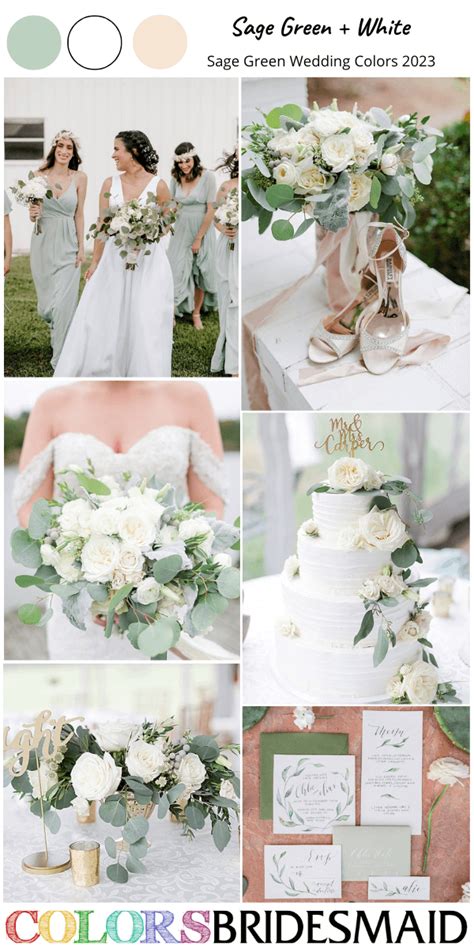 Top 9 Sage Green Wedding Color Palettes For 2023 Colorsbridesmaid