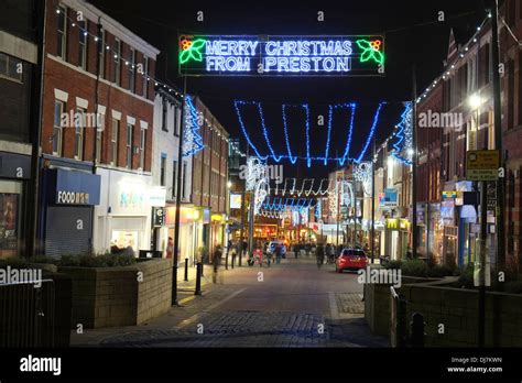 Christmas Lights Preston Hi Res Stock Photography And Images Alamy