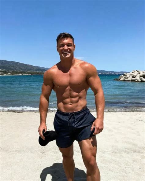 Shirtless Male Muscular Beach Hunk Huge Arms Pecs Abs Beefcake Photo X B Eur