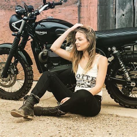 pin by zasamy sharasade on girls and motorcycles cafe racer girl motorbike girl biker girl