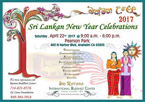 Sri Lankan New Year Celebrations Sri Lanka Foundation