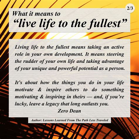 🌈 Thesis About Living Life To The Fullest Live Life To The Fullest