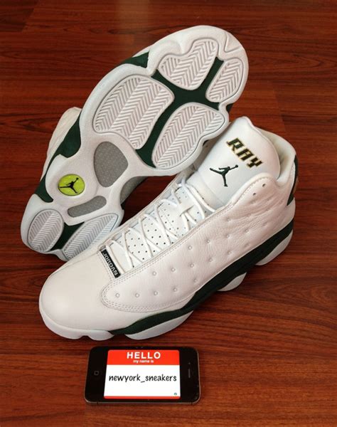 The genesis of the jordan brand legacy continues to deliver as colorways suit collectors, historians, hypebeasts, and new heads alike. Air Jordan XIII - Ray Allen Sonics "Home" PE - SneakerNews.com