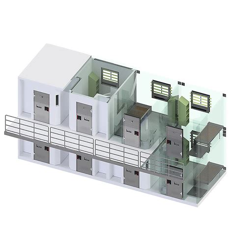 Multi Storey Prefabricated Prison Cells Available As Design Can Be Stacked The First Floor Slab