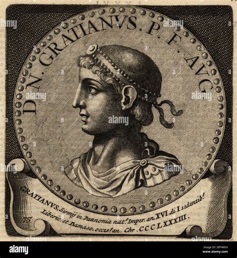 Roman Emperor Gratian 359 383 Flavius Gratianus Augustus Western