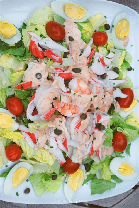 This Light Yet Filling Shrimp And Crab Louis Salad Is Filled With