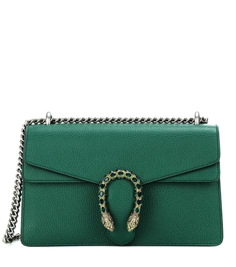 Gucci Dionysus Small Leather Shoulder Bag In Emerald Green Lyst