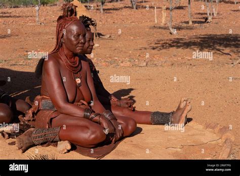 Himba Women Kaokoland Namibia Africa The Himba Singular Omuhimba