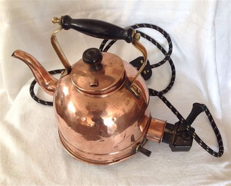 Vintage Copper Electric Kettle Kettle Vintage Copper Electric Kettle