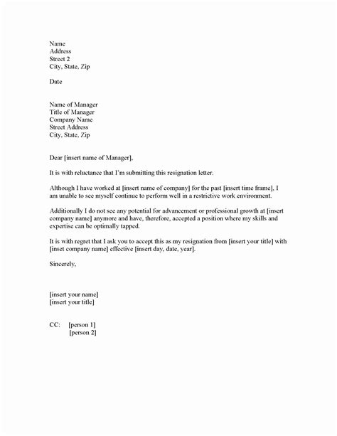 Professional Resignation Letter Template Luxury Dos And Don Ts For A
