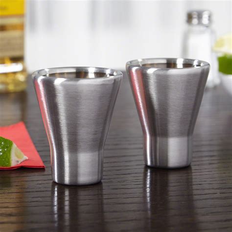 Freezable Stainless Steel Shot Glasses The Green Head