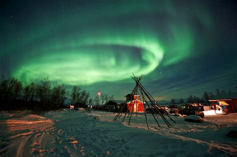 Photo Of The Day Aurora Borealis Over Abisko Sweden