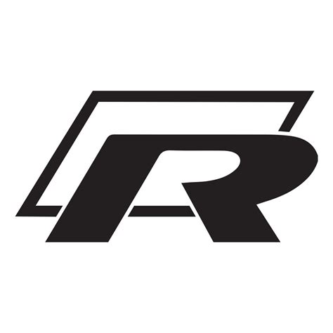 Vw R Logo Vis Alle Stickers Foliegejldk